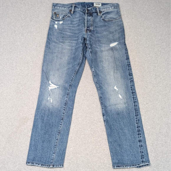 Todd Snyder Other - Todd Snyder NY Slim Fit Jeans Size 32x31 Japanese Selvedge Distressed Button Fly